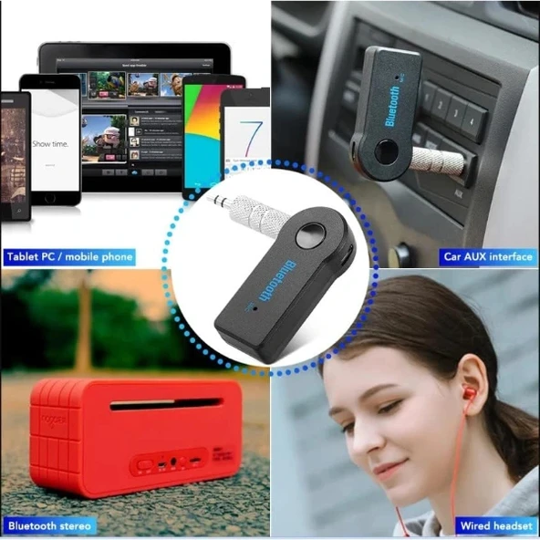 3.5 mm AUX Bluetooth Araç Kiti - Resim 2