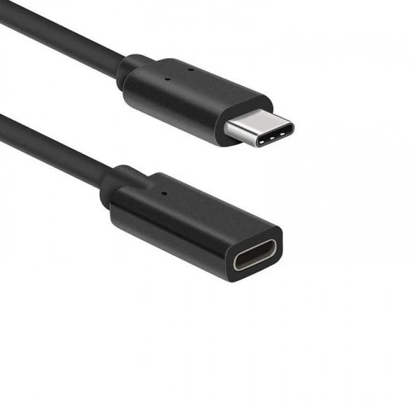 Type c dişi erkek uzatma kablosu usb c 3.1 uzatma kablosu 1m ürün görseli 1