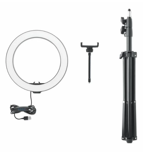 22 İnç Profesyonel Ring Light Seti (Halka Işık ve Tripod) ürün görseli 1