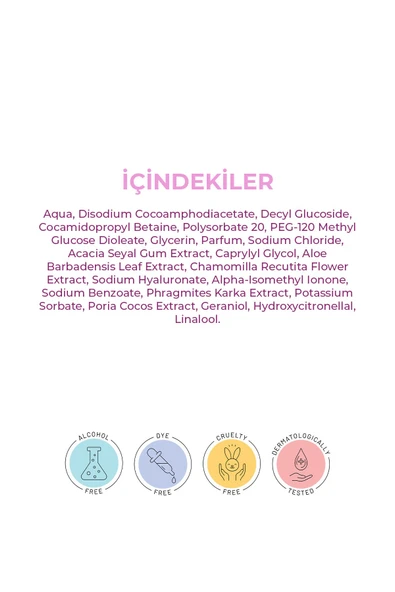 WIWIFY Arındırıcı, Tazeleyici Yüz Temizleme Jeli (Aloe Vera Ve Papatya Özlü + Hyaluronic Acid) - Resim 4