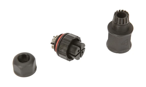 WPF-02000M25  DİŞİ KABLO TİP 2PİN IP68  VİDALI KONNEKTÖR(TTF) - Resim 2