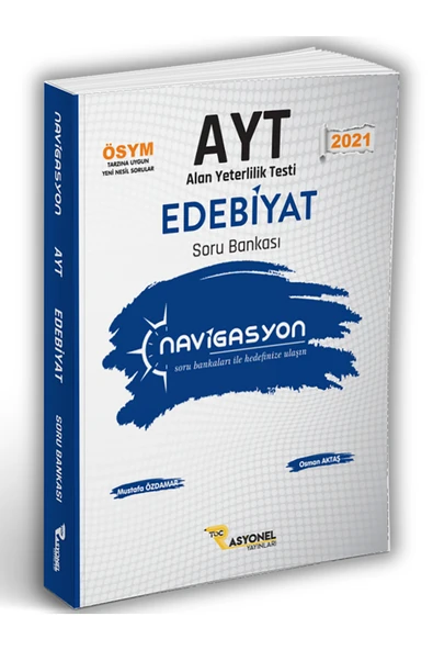 AYT Edebiyat Soru Bankası (Müfredata Uygun-Yazarlarından Video Çözümlü) ürün görseli 1