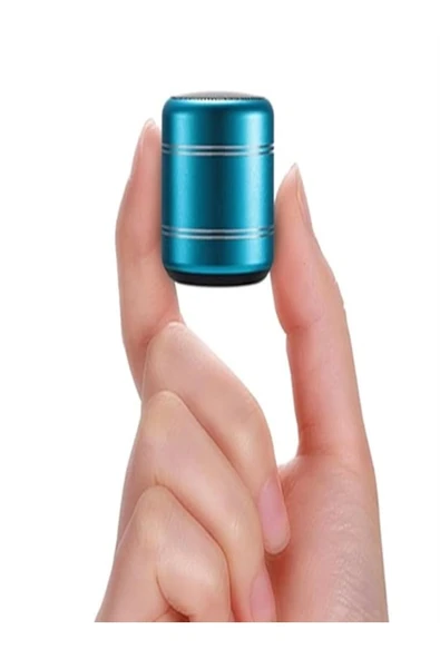 Mini Alüminyum Tws Kablosuz Bluetooth Hoparlör – Yuvarlak Metal Tasarım, Yüksek Bas Ve Taşınabilir Özellikler - Resim 4