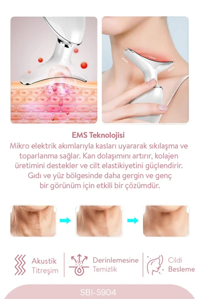 Sinbo SBI-5904 RF Cilt Gençleştirici | Anti-Aging Yüz Bakımı - Resim 4