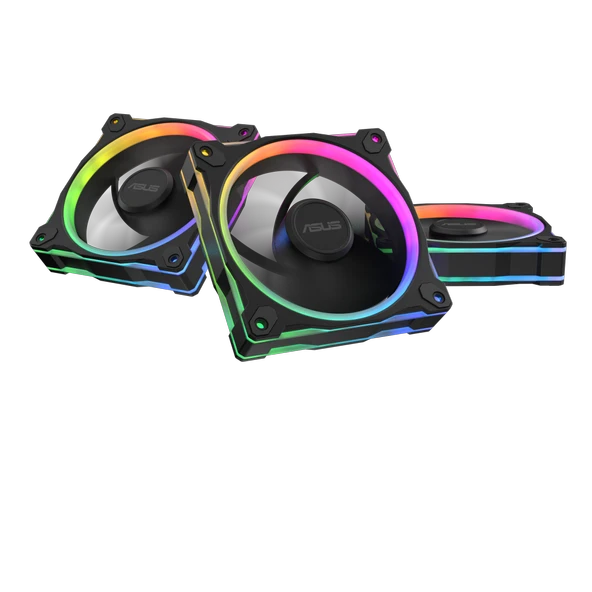 ASUS  PRIME MR120 FAN ARGB REVERSE BLACK 3IN1 ürün görseli 1