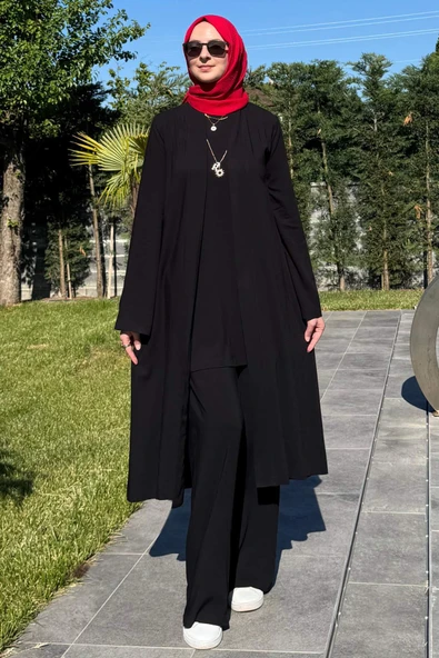 Yaren Üçlü Takım Siyah - Resim 3