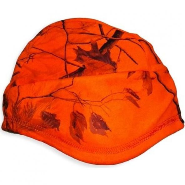 Spayko Turuncu - Kamuflaj Çift Taraflı Bere