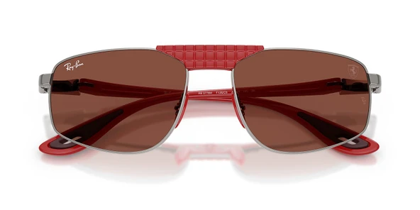 Ray-Ban RB3776M F126C5 58 Ferrari Unisex Güneş Gözlüğü - Resim 5