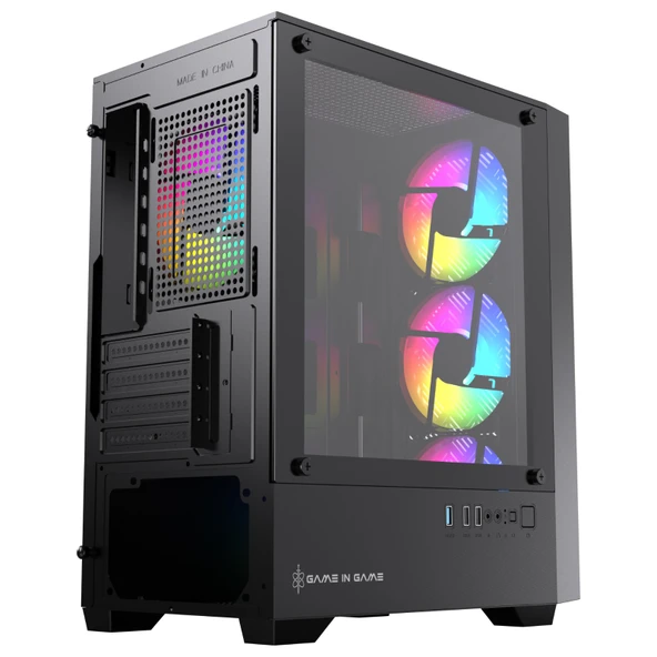 Xaser BladeX10 Ryzen 5 5500 16GB Ram 512GB M.2 NVMe SSD 8GB RTX5050 Oyuncu Tavsiye Sistem - Resim 3