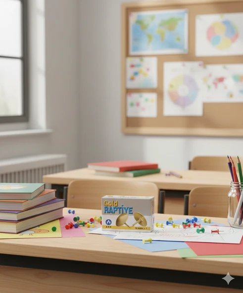 Gold Renk Raptiye 30'lu  4 Adet - Resim 2