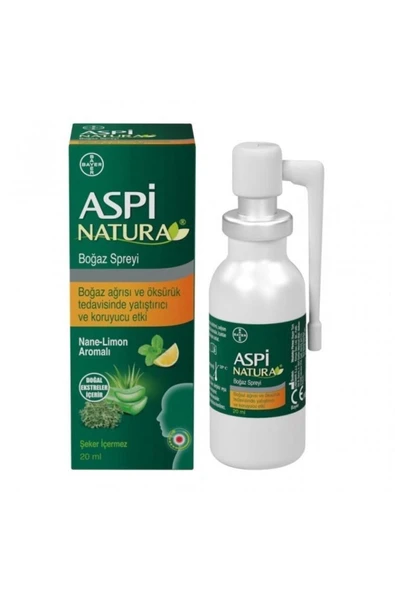Aspinatura Nane ve Limon Boğaz Spreyi 20 ml ürün görseli 1