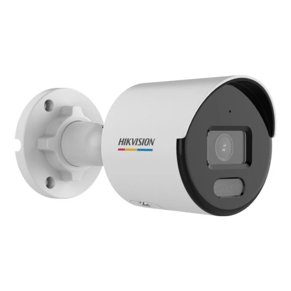 Hikvision DS-2CD3047G2E-LUF 4mp 2.8mm Sabit Lens ColorVu H.265+ Dahili Mikrofon IR Bullet IP Kamera - Resim 3