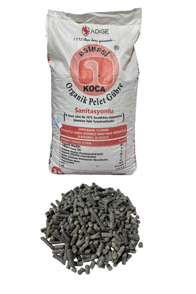 Naturel Sanitasyonlu Organik Pelet Tavuk Gübresi 25 Kg ürün görseli 1