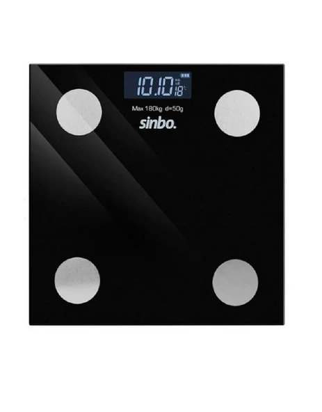 Sinbo Yağ Ölçer Fonksiyonlu Akıllı Bluetooth Baskül SBS-4475 ürün görseli 1