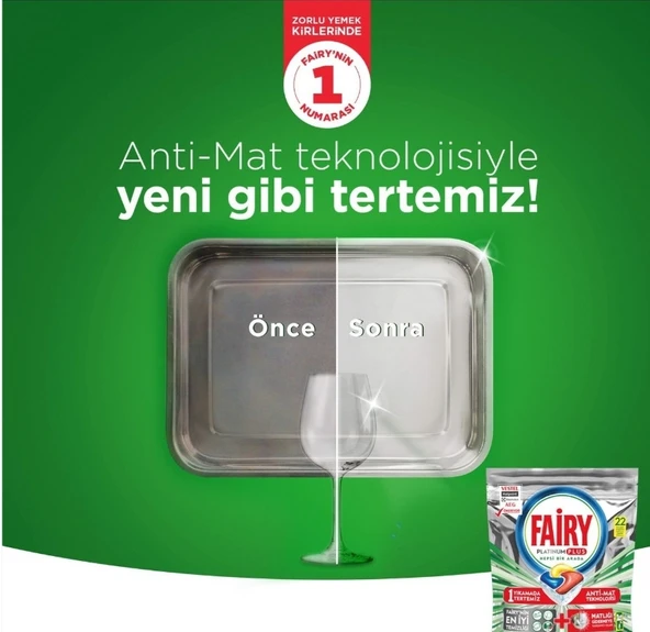 Fairy tablet platinum Plus 30 yıkama, bulaşık makinesi deterjanı, bulaşık tableti. - Resim 8