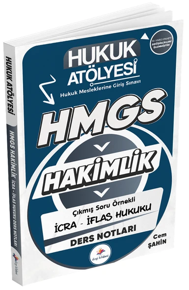 Dizgi Kitap Hukuk Atölyesi HMGS Hakimlik İcra İflas Hukuku Ders Notları - Cem Şahin Dizgi Kitap ürün görseli 1