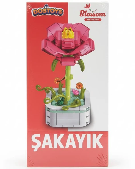 Dostoys Yapı Taşı Serisi Çiçek Yapım Seti Şakayık ürün görseli 1