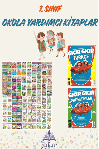 1. Sınıf Maarif Modeli Gıcır Gıcır Türkçe + Problemler + 100 lü Hikaye Seti ürün görseli 1