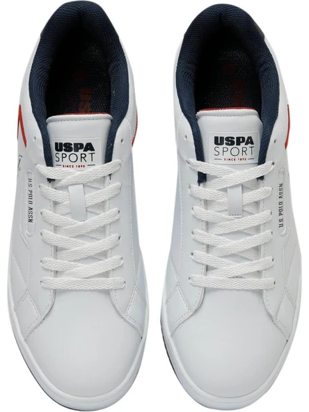 U.S.POLO ASSN PLANCK 4PR BEYAZ COMFORT CASUAL ANATOMİK SNEAKER - Resim 5