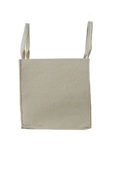 Keçe Küp Oyuncak Kutusu Kulplu Krem Organizer - Resim 3