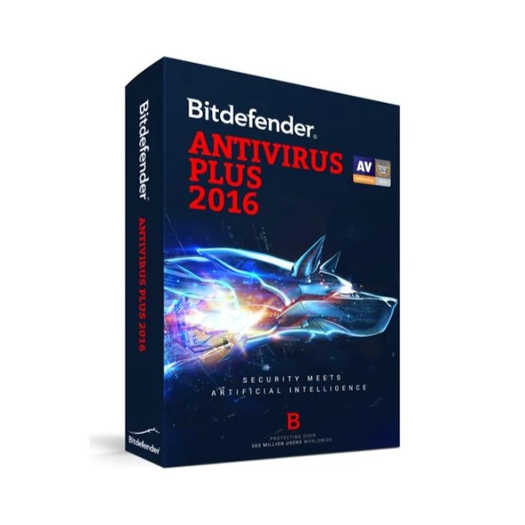 Bitdefender Antivirüs Plus 2016 3 Kullanıcı 1 Yıl ürün görseli 1