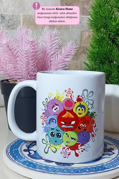 Ters Yüz - Tasarım Porselen Kupa Bardak ürün görseli 1