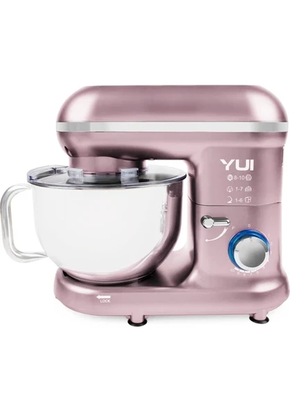 Yui M108 Easy Chef 1300 W 5 lt Pembe Stand Mikser ürün görseli 1