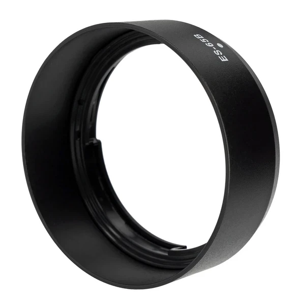 Ayex ES-65B Parasoley – Canon RF 50mm f/1.8 STM ile Uyumlu Lens Hood - Resim 5
