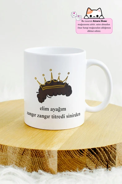 Prens Replik Baskılı Kupa Bardak - elim ayağım zangır zangır titredi sinirden ürün görseli 1