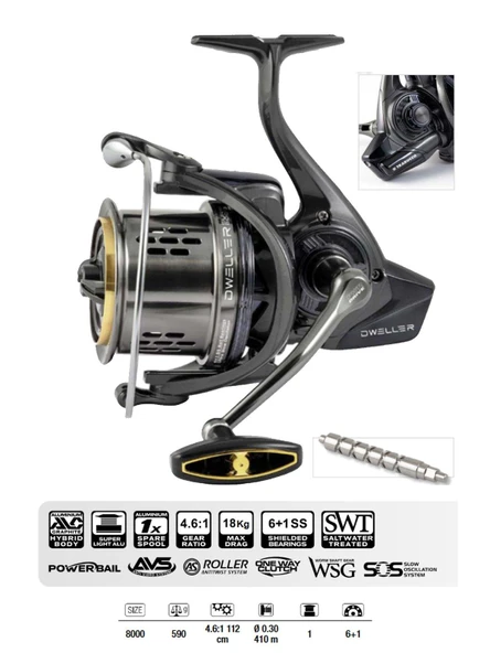 Trabucco DWeller Surf 8000 Surf Olta Makinesi ürün görseli 1