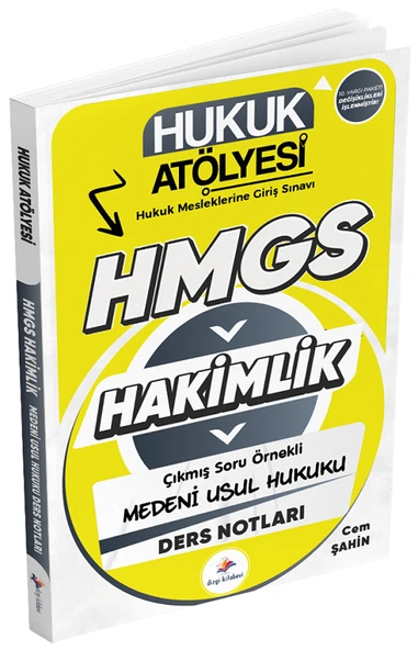 Dizgi Kitap Hukuk Atölyesi HMGS Hakimlik Medeni Usul Hukuku Ders Notları - Cem Şahin Dizgi Kitap ürün görseli 1