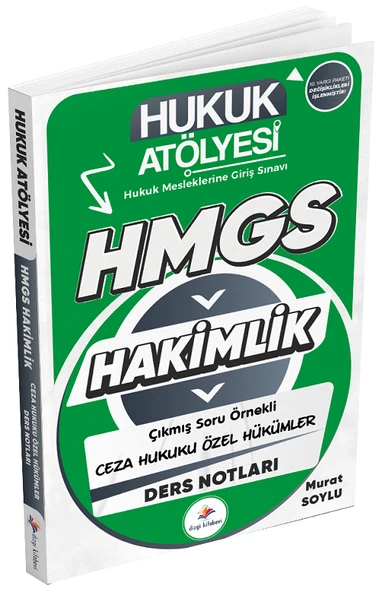Dizgi Kitap Hukuk Atölyesi HMGS Hakimlik Ceza Hukuku Özel Hükümler Ders Notları - Murat Soylu Dizgi Kitap ürün görseli 1