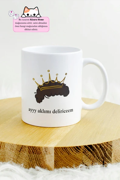 Prens Replik Baskılı Kupa Bardak - ayyy aklımı delireecem ürün görseli 1