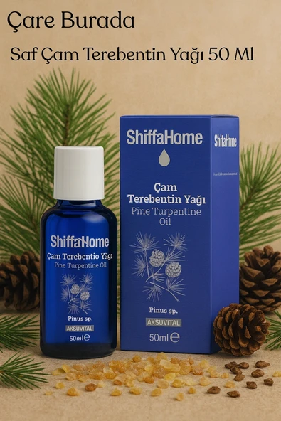 Saf Çam Terebentin Yağı 50 Ml (Haricen & Dahilen Kullanıma Uygun) ürün görseli 1