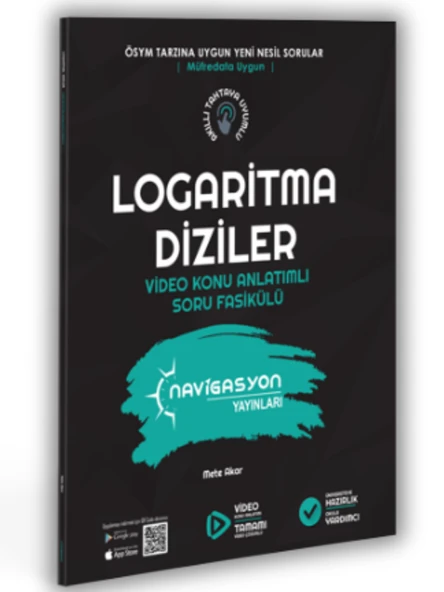 LOGARİTMA - DİZİLER KONU ANLATIMLI SORU FASİKÜLÜ-ESKİ ürün görseli 1