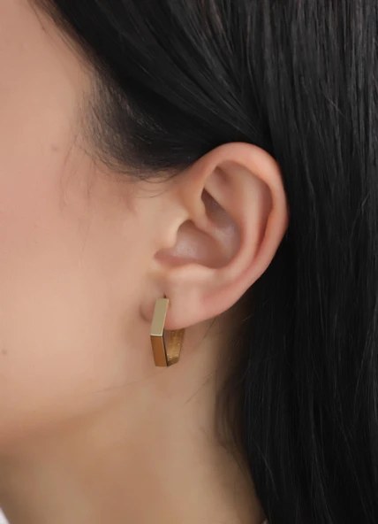 Nar-in Altın Mücevherat Modern Altın Küpe 01 ürün görseli 1