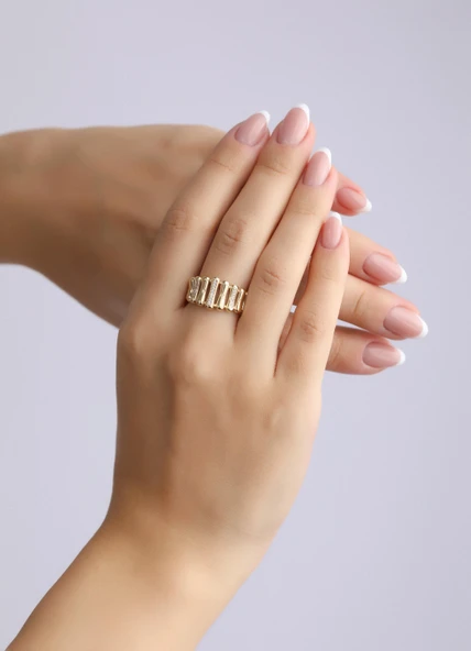 Nar-in Altın Mücevherat Tasarım Altın Yüzük 004 ürün görseli 1