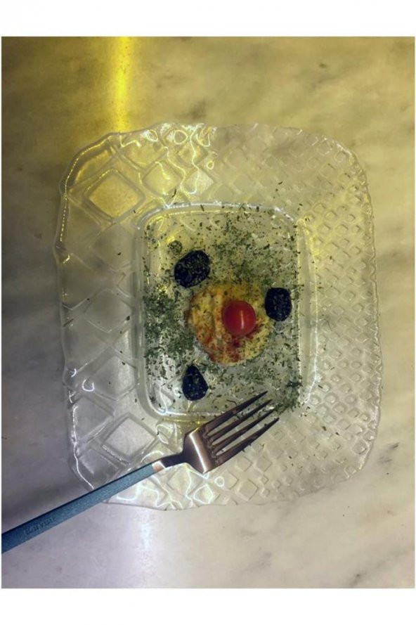 İkram Dünyası Dikdörtgen Cam Meze Tabağı 4 lü 19x23 cm - 2