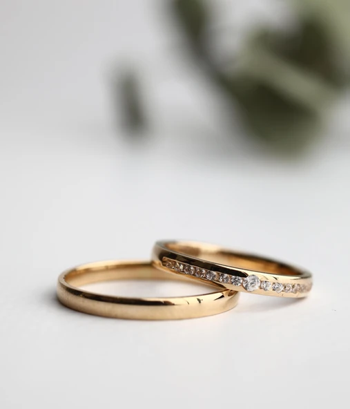 Nar-in Altın Mücevherat Altın Yüzük Erkek Alyans 26 ürün görseli 1