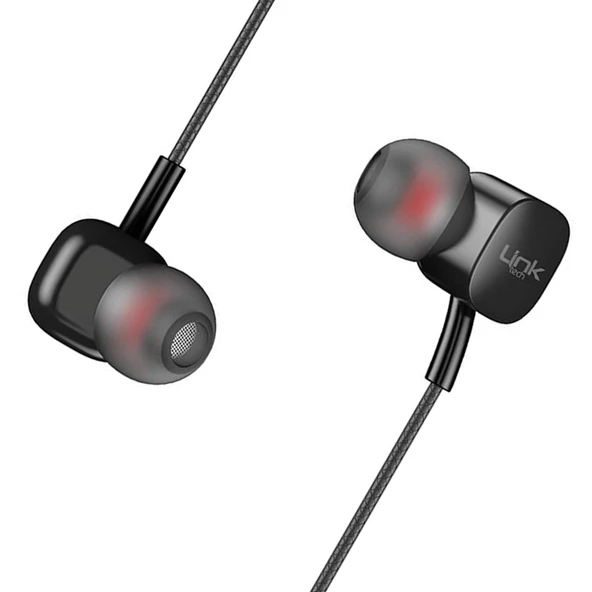 LinkTech H15 Mikrofonlu Kulak İçi Kablolu Kulaklık 3.5mm - 5