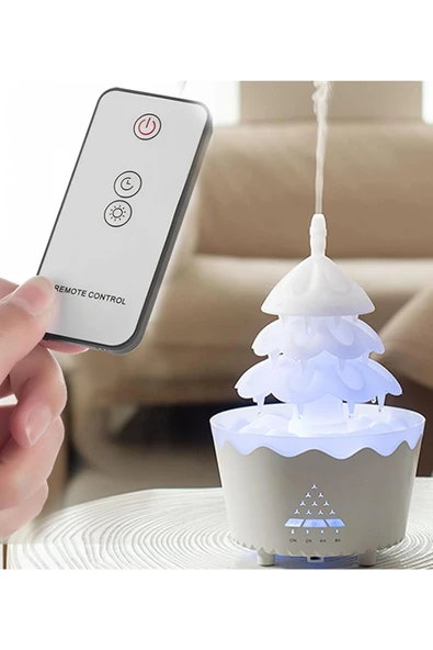 Leerfei V51 Yağmur Bulutu Görünümlü Aroma Difüzör, Nemlendirici -250ml Kapasiteli - Resim 2