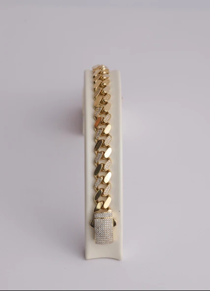 Nar-in Altın Mücevherat Gurmet Taşlı Modern Altın Bileklik 048 ürün görseli 1