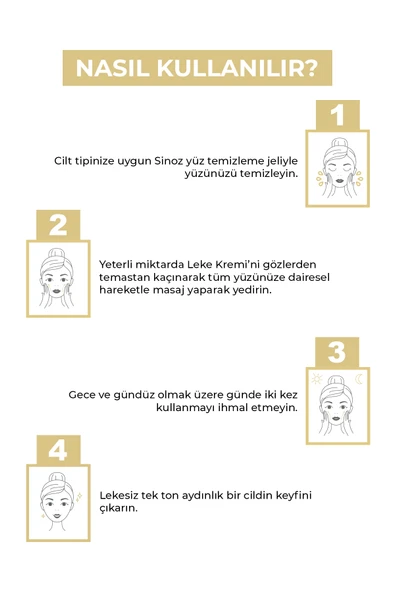Sinoz Leke Kremi Vitamin C 3% Niacinamide 2% 40 ml - Resim 4