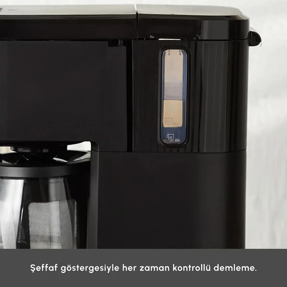 Karaca Just Coffee Aroma 2in1 Çay ve Filtre Kahve Makinesi - Latte - Resim 7