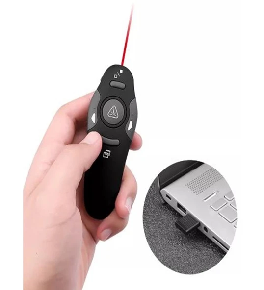 Sunum Kumandası Slayt Sunumu Için Lazer Pointer Presenter - Resim 5