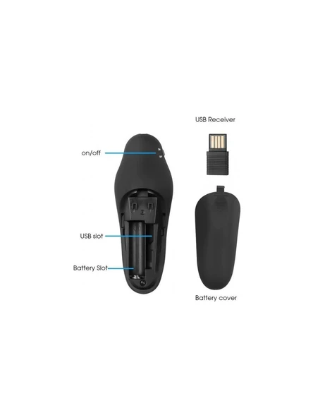 Sunum Kumandası Slayt Sunumu Için Lazer Pointer Presenter - Resim 2