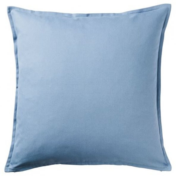 Minder-Kırlent Kılıfı 50X50 Cm Bebe Mavisi Renk %100 Pamuk