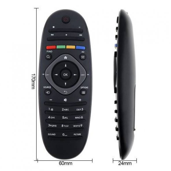 Philips 40PFL7406k/02 Plazma Lcd Tv Kumandası - 7