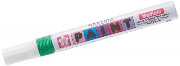 Sakura Paint Marker Markalama Kalemi Yeşil - 12 Adet