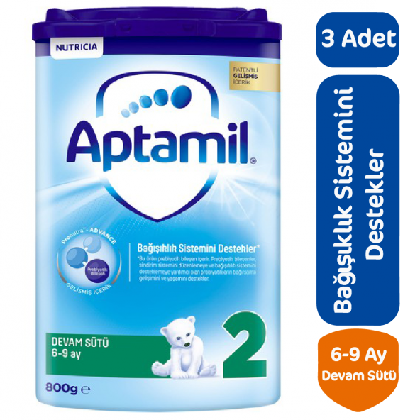 Aptamil Devam Sütü 2 Numara 800 gr 3 lü Paket